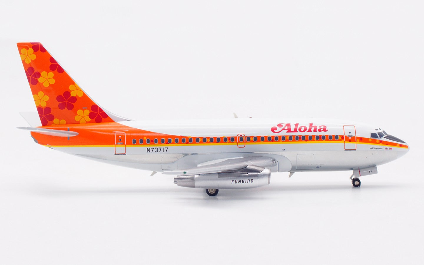 1:200 Inflight200 Aloha Boeing 737-100 Passenger Airplane Diecast Aircraft Model