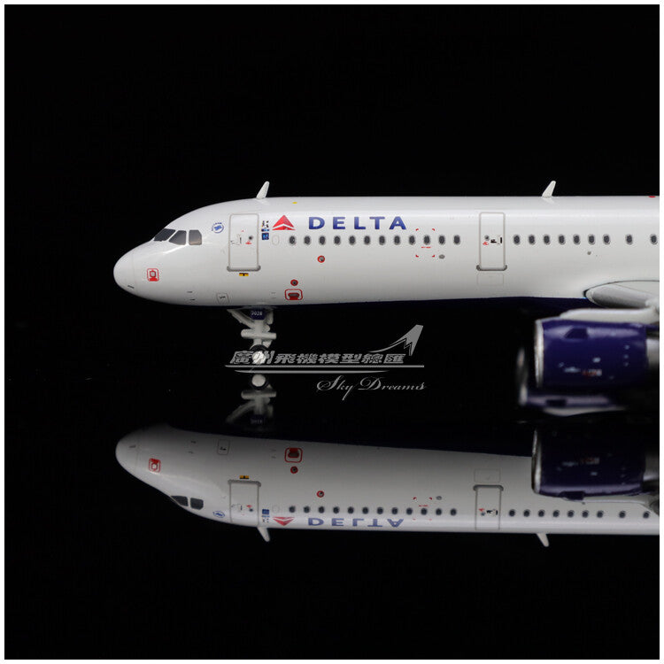 1:400 GeminiJets DELTA AIRBUS A321 Passenger Airplane Diecast Aircraft Model