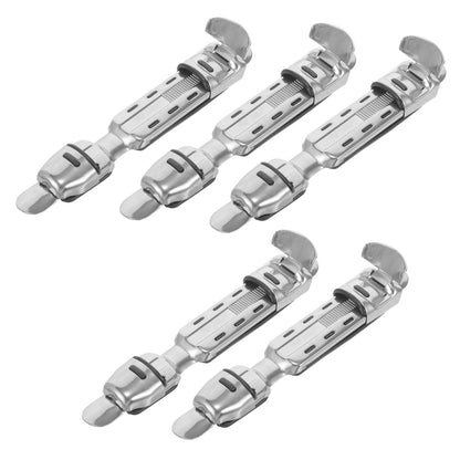 5PCS/Set Stainless Steel Adjustable Plate Reel Seats Fishing Rod Building