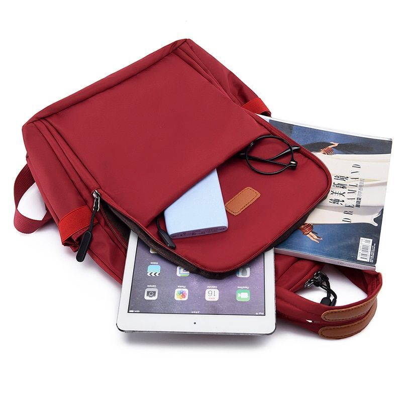 Waterproof 14'' Laptop Backpack Large Travel Bag School Rucksacks Bags Polyester