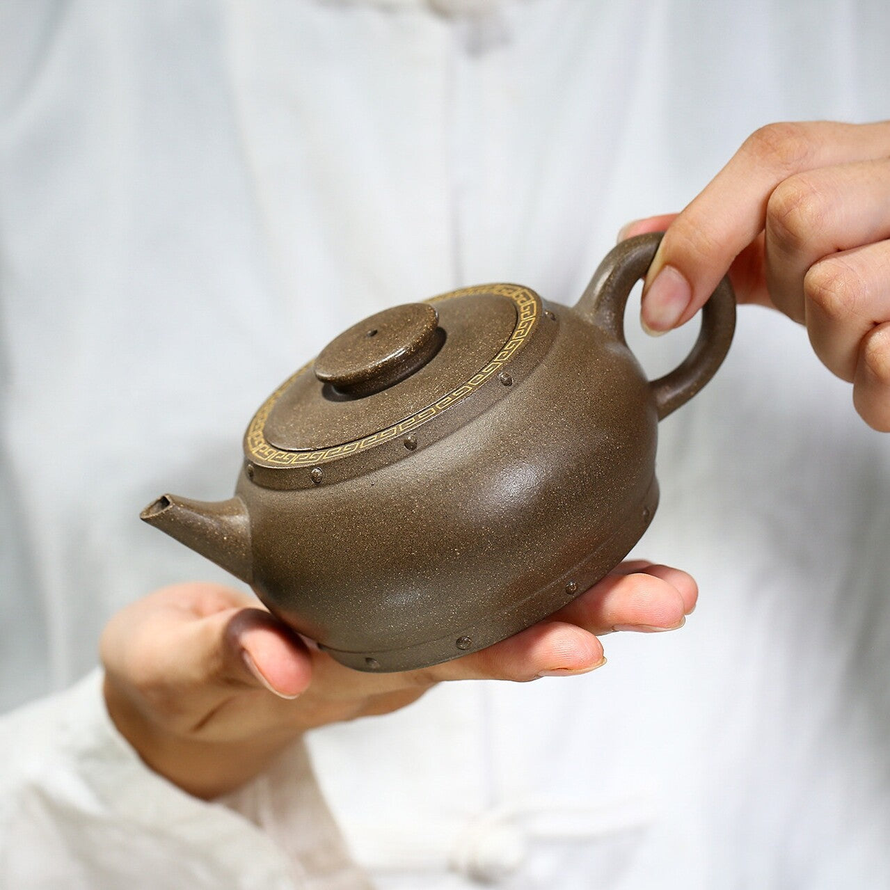 True Yixing Zisha Tea Pot Real Yixing Zisha Old Qingduan Clay Pot Marked 250ml