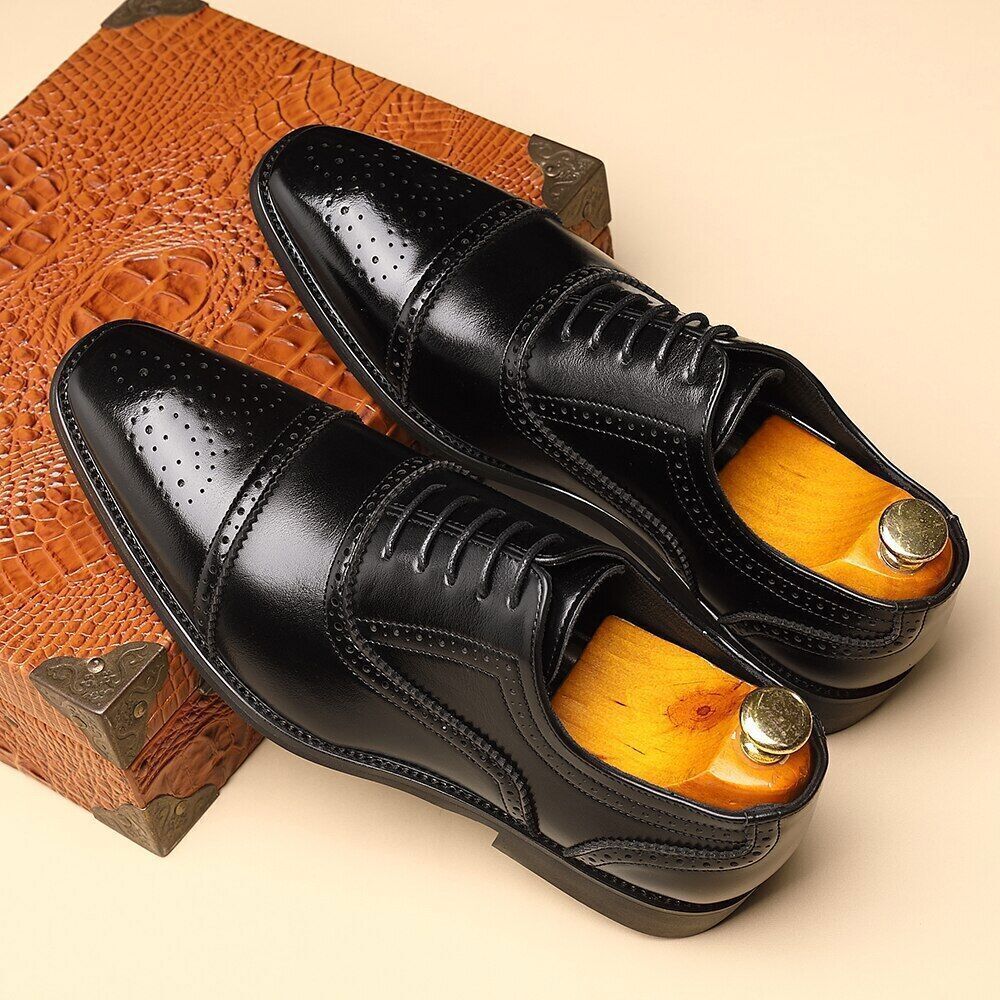 Leather Men Wedding Party Men Dress Shoes Drivng Formal Shoes Men Oxfords