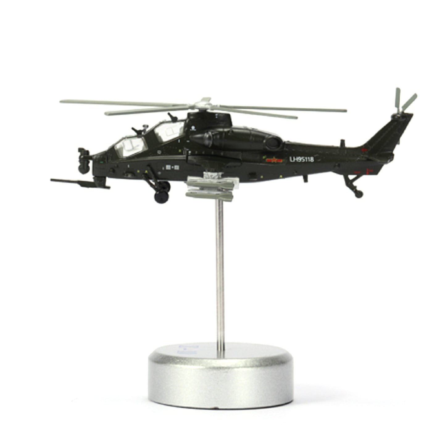 1/100 Chinese Armed WZ-10 Helicopter Model Military Plane Collection Souvenir G