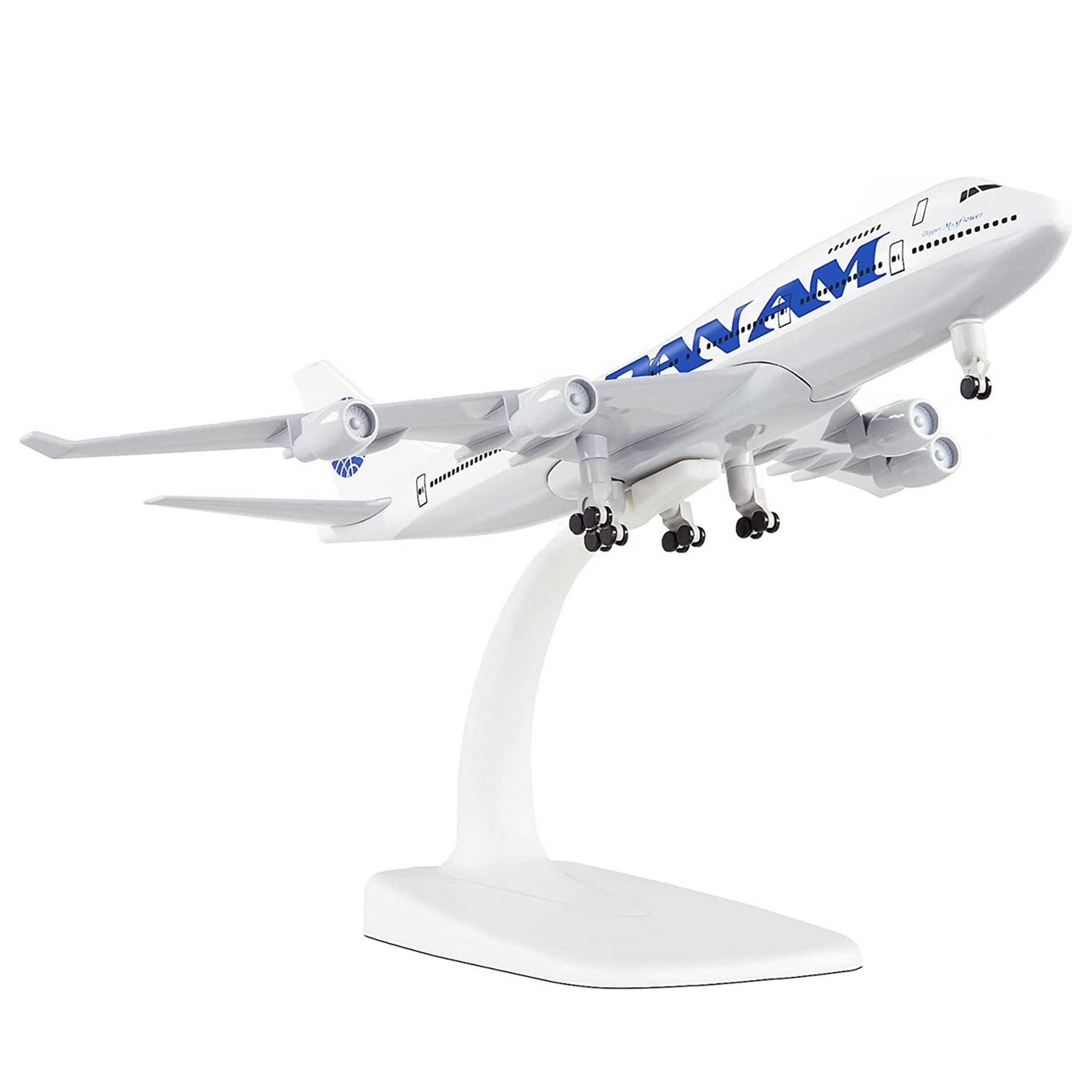 1:300 American Panam B747 Model Plane Alloy Diecast Airplane Home Bar Decor