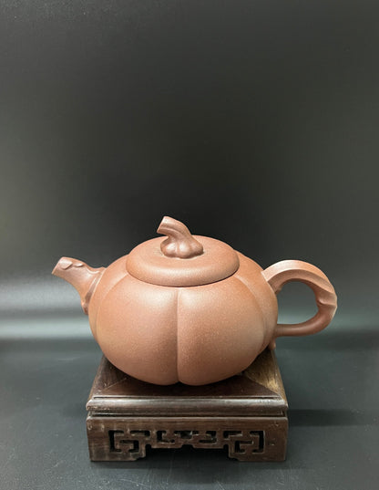 270cc chinese Yixing Handmade Zisha Dicaoqing clay Teapot DeGuo Hu Tea Pot