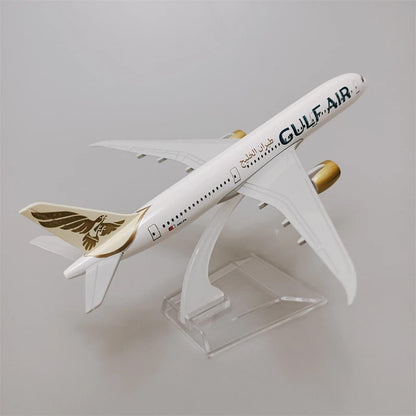 1/400 Aircraft GULF B787 Alloy Plane Model Civil Airlines Airplane Collection b