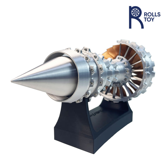 28cm Aircraft Turbojet Engine Model Rotatable ﻿