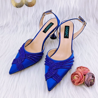 With Cashew Bag Exquisite Banquet Ladies Shoes And Bag
