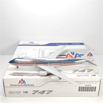 1:400 JC Wings American BOEING B747-8 Airplane Diecast Aircraft Plane Model