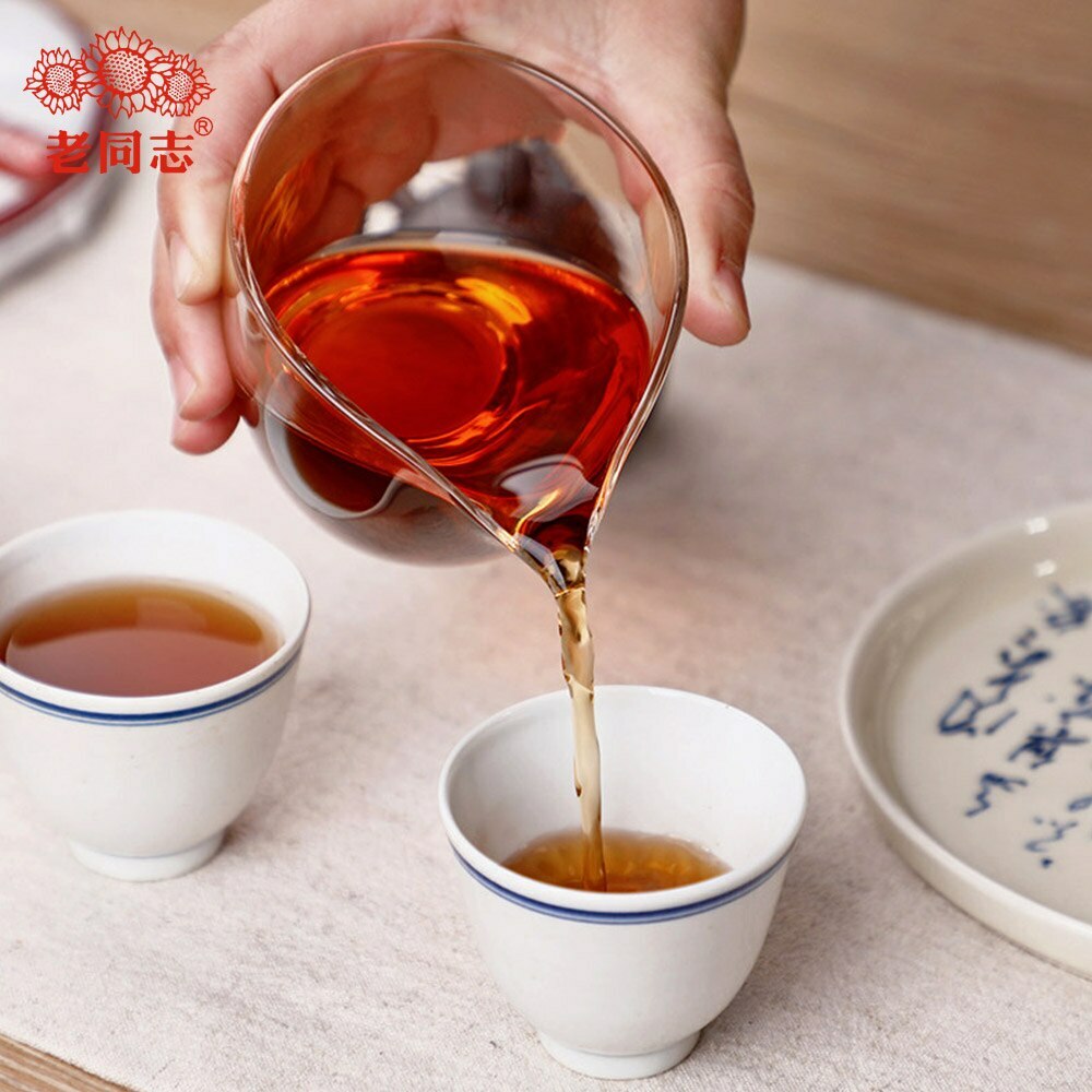 Ripe Pu Erh Tea Cake Haiwan Aged Shu Pu erh 357g