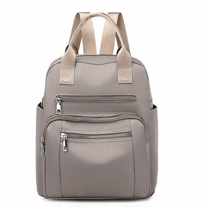 Backpack Traveling Waterproof Shoulder Bag Large Oxford Rucksack Black Purse 1PC