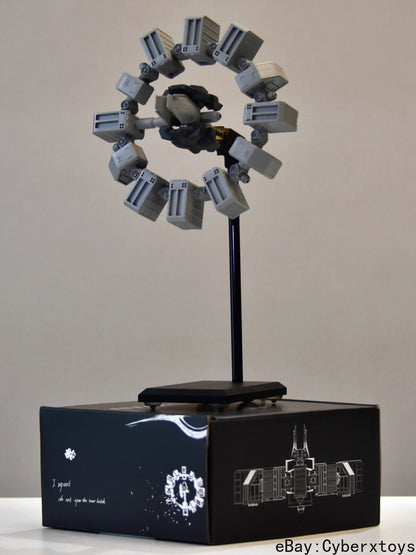 Interstellar Spacecraft Model - Eternal Space Station, Rotatable & Artistic Toy