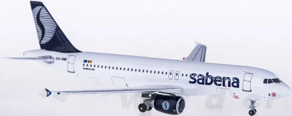 1:400 AeroClassics Sabena AIRBUS A320 Passenger Aircraft Diecast Airplane Model