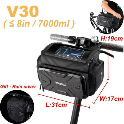 Electric Scooter Bag Accessories Waterproof Front Bike Bicycle Parts Rainproof