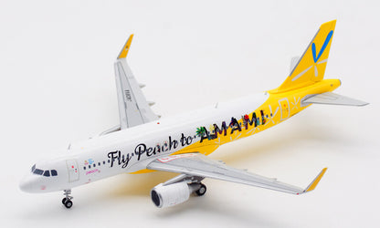 1:200 JC Wings Fly Peach to AMAMI AIRBUS A320 Airplane Diecast Aircraft Model
