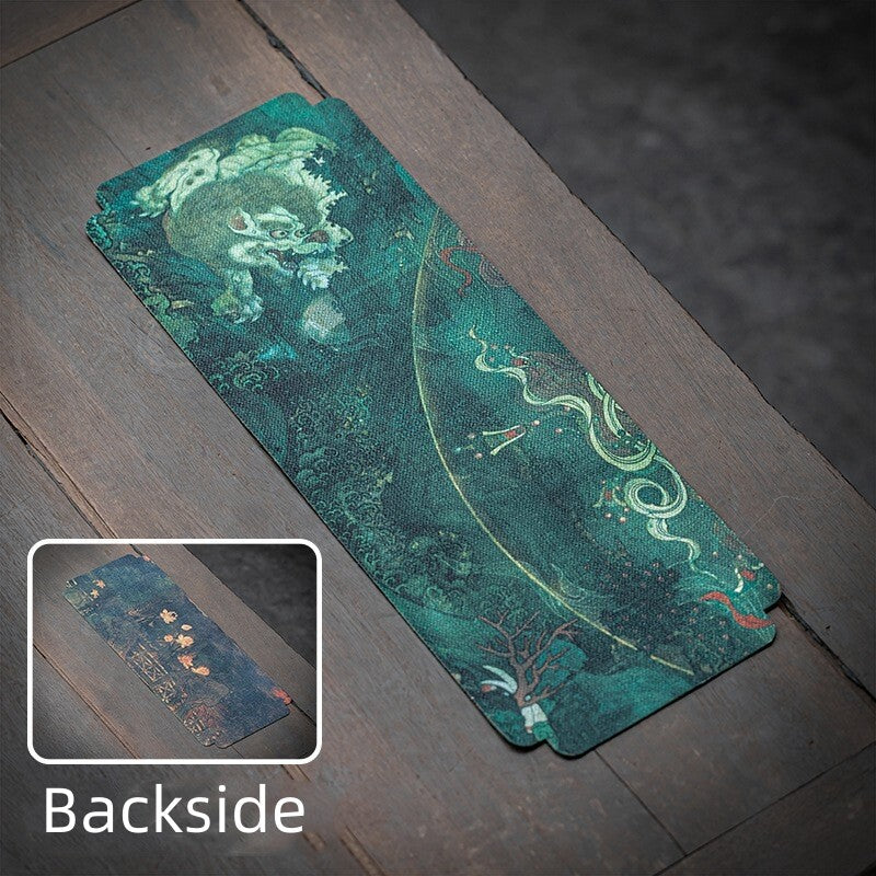 dirt resistant tablecloth water proof active printing mat for kungfu tea set new