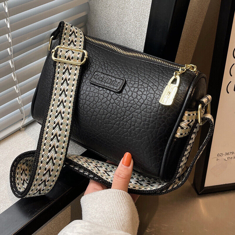Faux Leather Shoulder Bag Tote Purse Handbags Messenger Crossbody Satchel