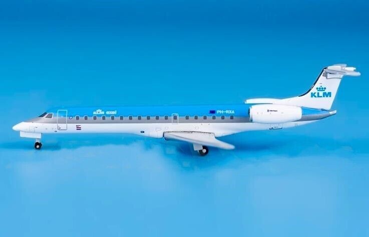 1:400 JC Wings KLM Embraer ERJ-45MP Passenger Airplane Diecast Aircraft Model