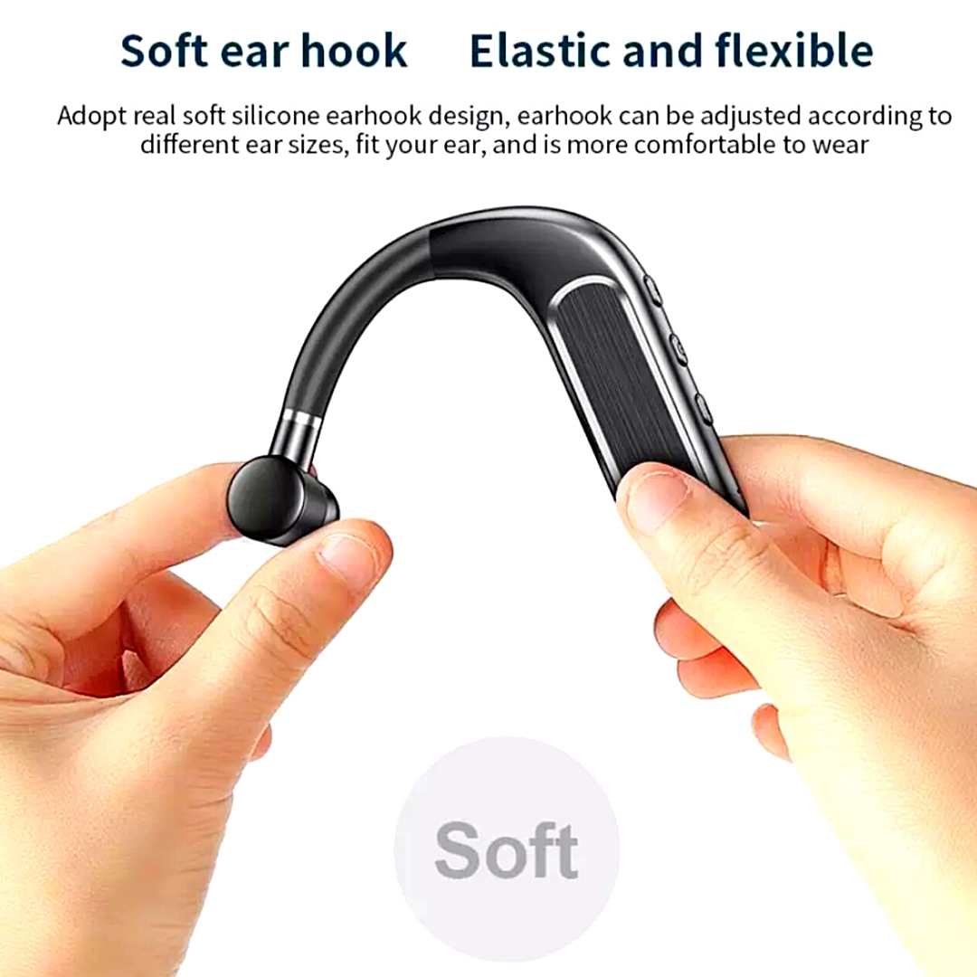 Wireless Bluetooth 5.0 Earpiece Noise Cancelling Driving Trucker Headset Earbuds