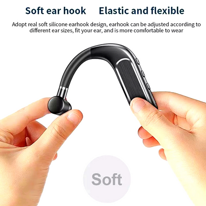 Wireless Bluetooth 5.0 Earpiece Noise Cancelling Driving Trucker Headset Earbuds