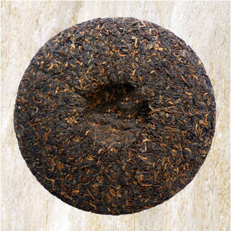 Small DRAGON PILLAR * 2018 Menghai TAETEA Dayi Tea Cake Pu-erh Ripe Puer 357g