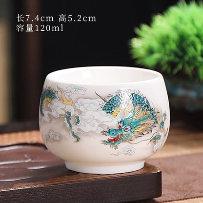 4pcs/lot 120ml Tea Cup Zen Style Chinese Mater Cups Full Handmade Puer Tea Cups
