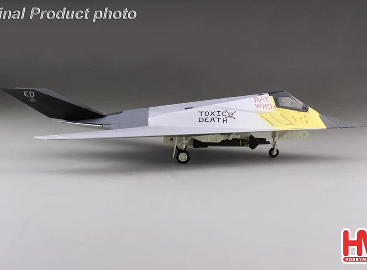 1:72 HM F-117A Nighthawk "Toxic Death" 79-10781, 1991 Bomber Diecast Plane Model
