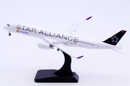 for JC Wings for Thai Airways for Airbus A350-900 HS-THQ Flaps down 1:400 model