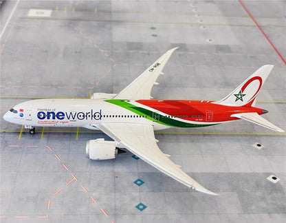 Phoenix Royal Air Maroc member of oneworld For Boeing B787-8 CN-RGB 1：400 Plane