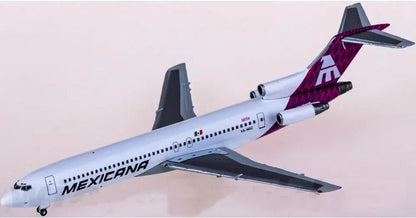 1:500 Herpa Mexicana BOEING 727-200 Passenger Aircraft Diecast Airplane Model