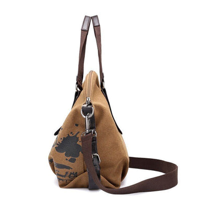 Handbag Crossbody Bag Large Canvas Tote Bag Messenger Shoulder Purse 49*12*35CM
