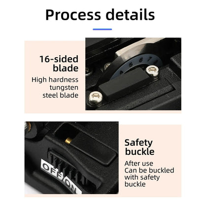 High Precision HS-30 Optical Fiber Cleaver Fiber Optics Cutter Comparable CT-30