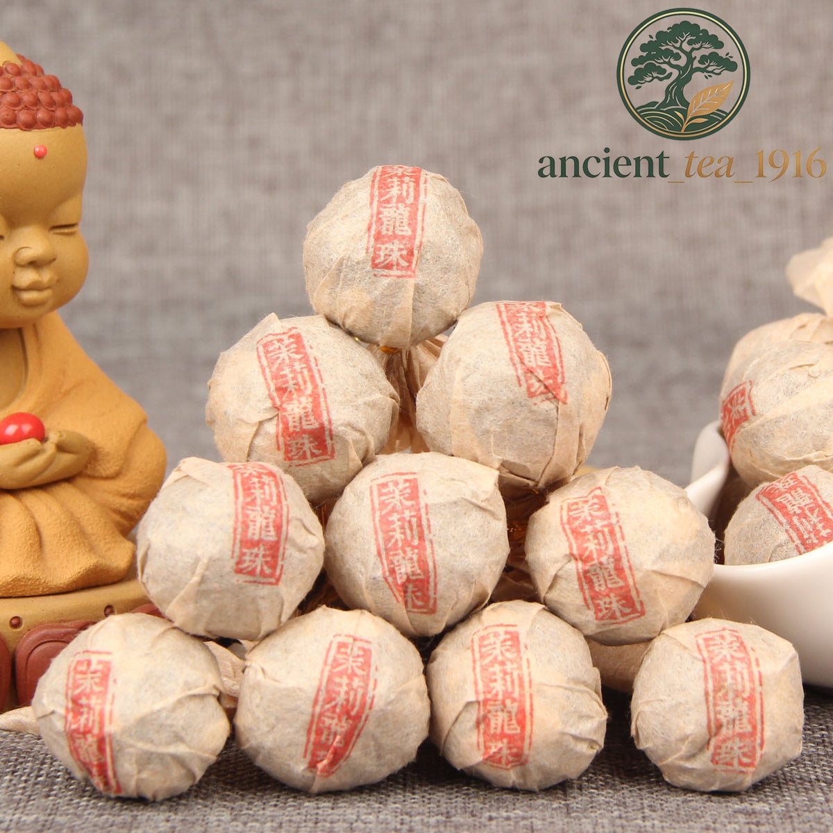 500g Pu'er Tea Raw Tea Mini Tuo Tea Ancient Tree Jasmine Dragon Ball Tea