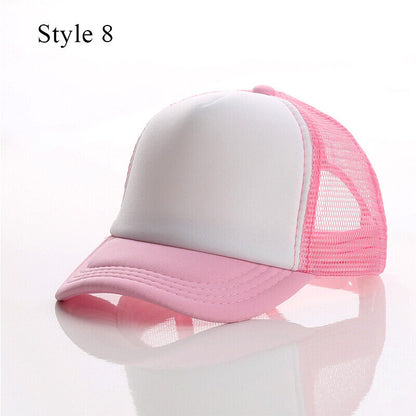 Parent-child Sun Hats Travel Soild Color Caps Baseball Caps Children Classic