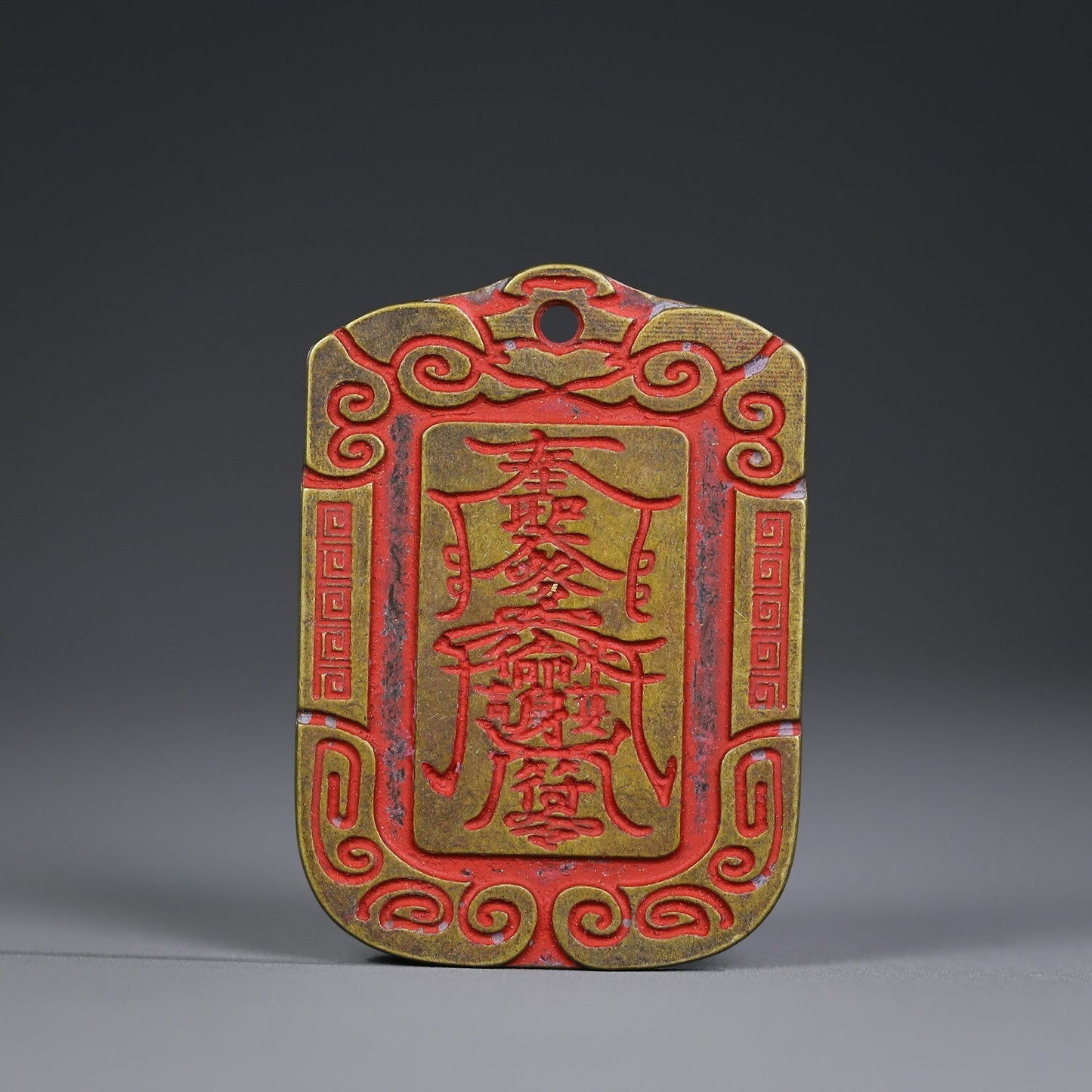 Chinese old Antique Collectible Bronze seal statue KYD6256