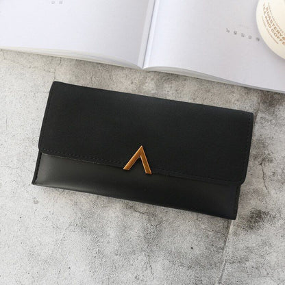Leather Wallet Hasp Money Bag Zipper Coin Purse Envelope Wallets Clutch Casual