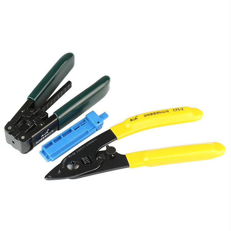 FTTH Splice Fiber Optic tool Kits CFS-2 Fibre Stripping Tool Fixedlength Rail