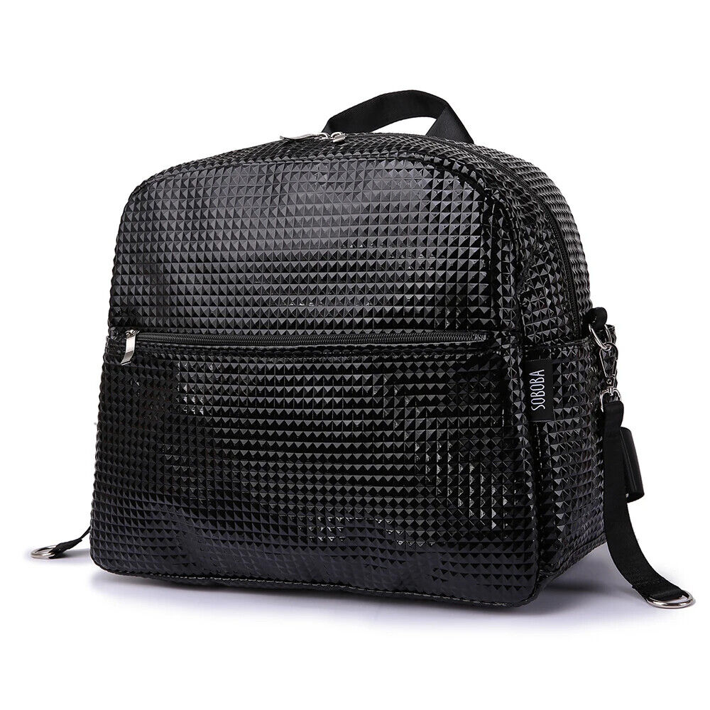 Stroller Bag Baby Travel 18L Plaid Diaper Bag Mother Maternity Bag with 2 Straps