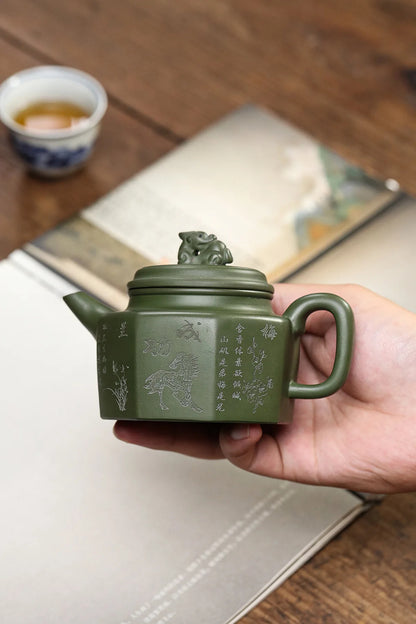 Octagonal Pot Handmade Purple Clay Teapot Brewing Teapot Chinese Style Tea Set