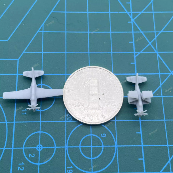 3D Printed Model Unpainted 1/1500/700/400/350 Britain Gannet Antisubmarine Plane