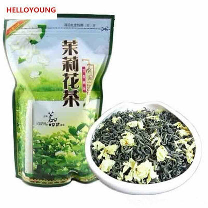 250g-500g Premium Bulk Jasmine Tea Canned Jasmine Flower Tea Healthy Gift Tea