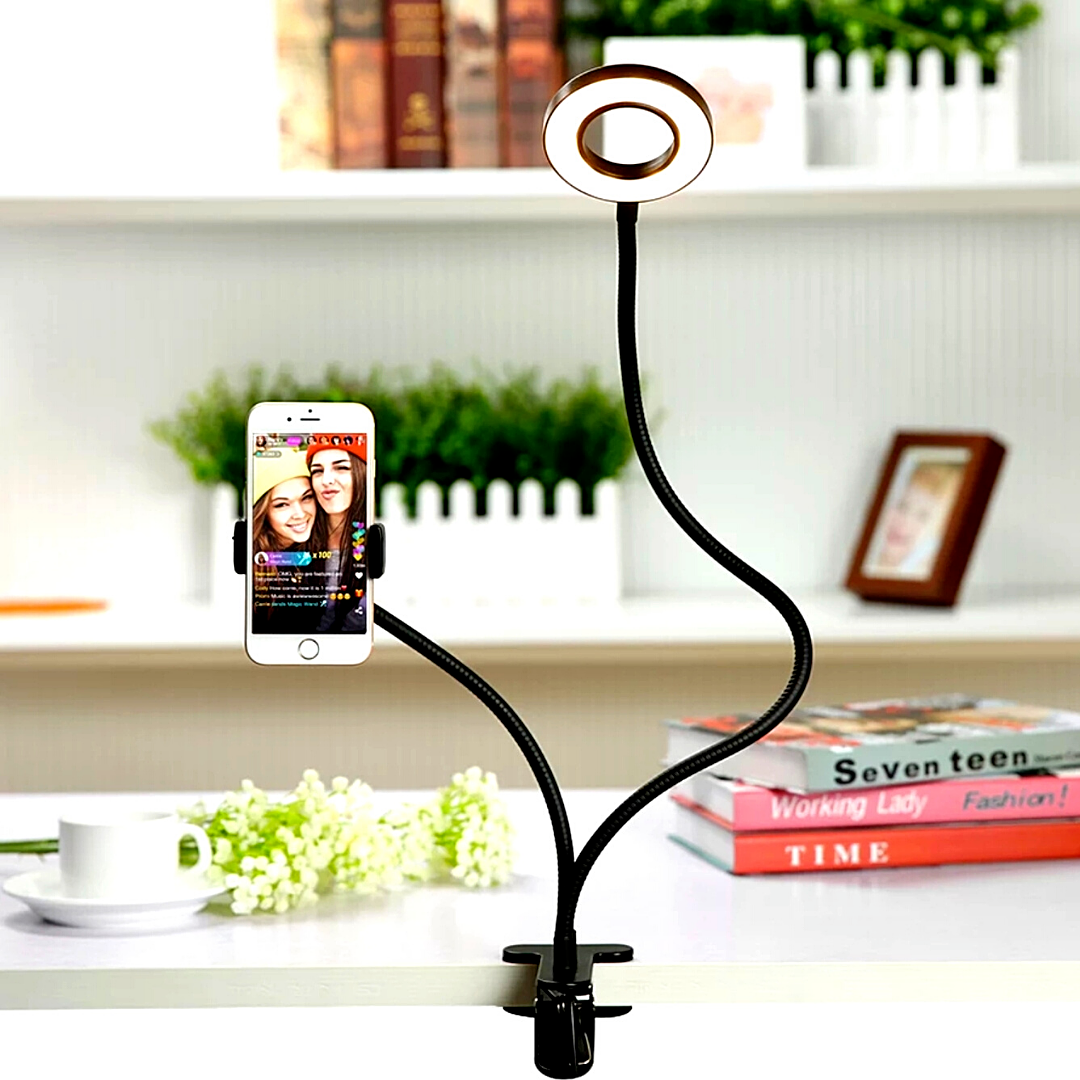 Aro De LED Luz Para Fotografia Selfie Maquillaje Profesional Estudio Trípode US