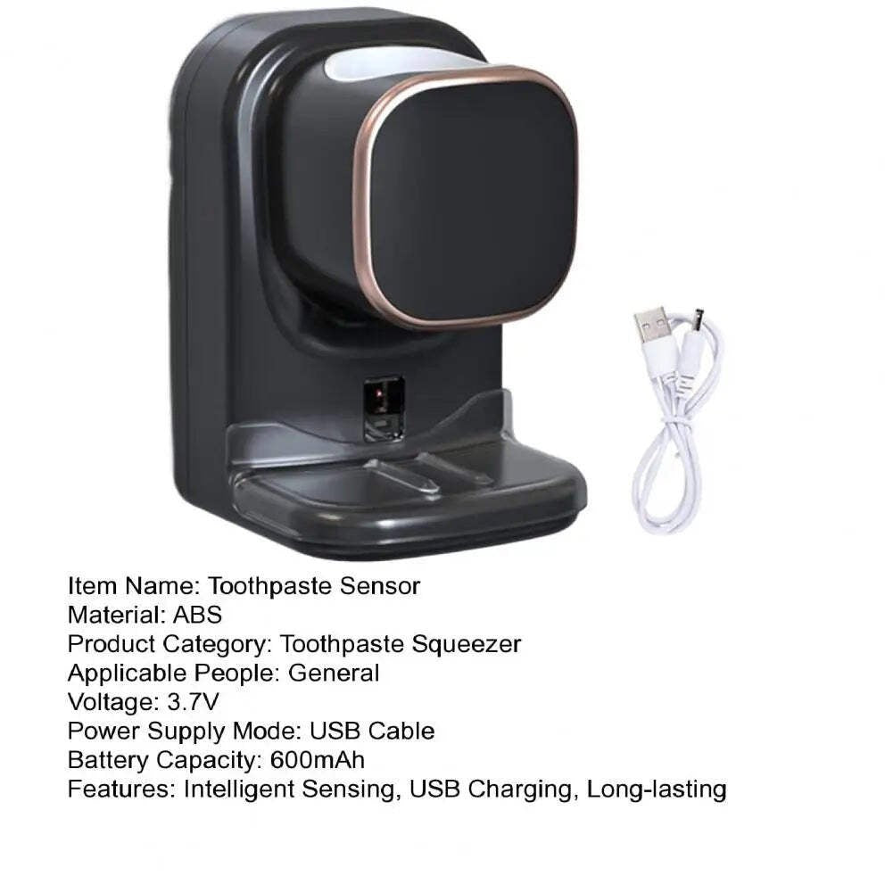 Electric Toothpaste Dispenser – USB Sensor, Automatic