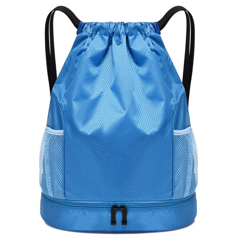 Waterproof Basketball Bag Wet Dry Separation Bags Swimming Drawstring Backpack