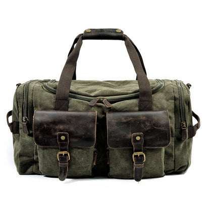 Retro Travel Bag Male Business Bag Large Capacity Travel Shoulder Messenger Bag