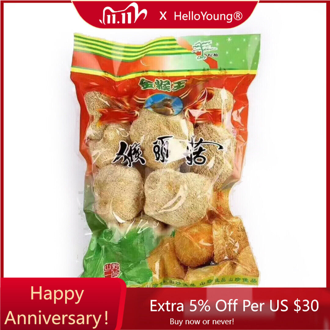 Chinese Dryware Premium Lion Mane Mushroom Heroicium Erinsceus Mushroom 250g-
