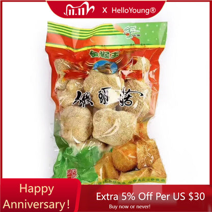 Chinese Dryware Premium Lion Mane Mushroom Heroicium Erinsceus Mushroom 250g-