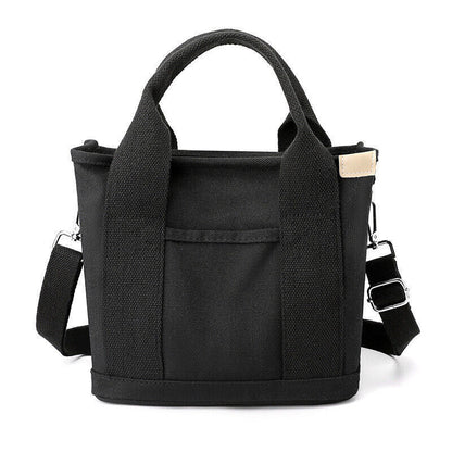 Women Canvas Tote Bag Large Capacity Handbags & Shoulder Bags Crossbody Zip