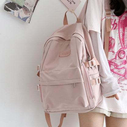 Women Backpack Multi-Pocket Student Female Travel Bag Book Schoolbag Girl Boys