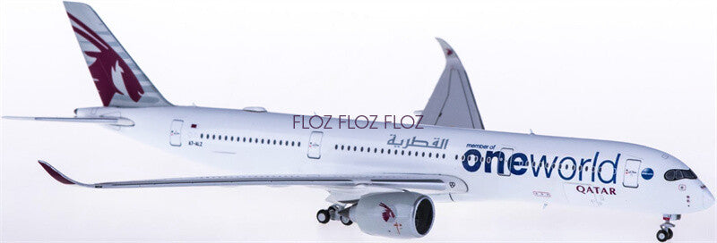 for JC Wings for Qatar for Airbus A350-900 A7-ALZ 1:400 Airplane Pre-built Model